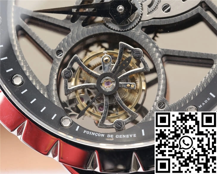 Roger Dubuis Excalibur RDDBEX0260 JB Factory Skeleton Tourbillon Dial Classic 2528