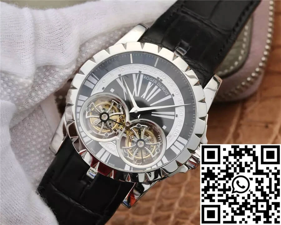 Thermal Roger Dubuis Excalibur RDDBEX0291 JB Factory Tourbillon Black Dial 2519