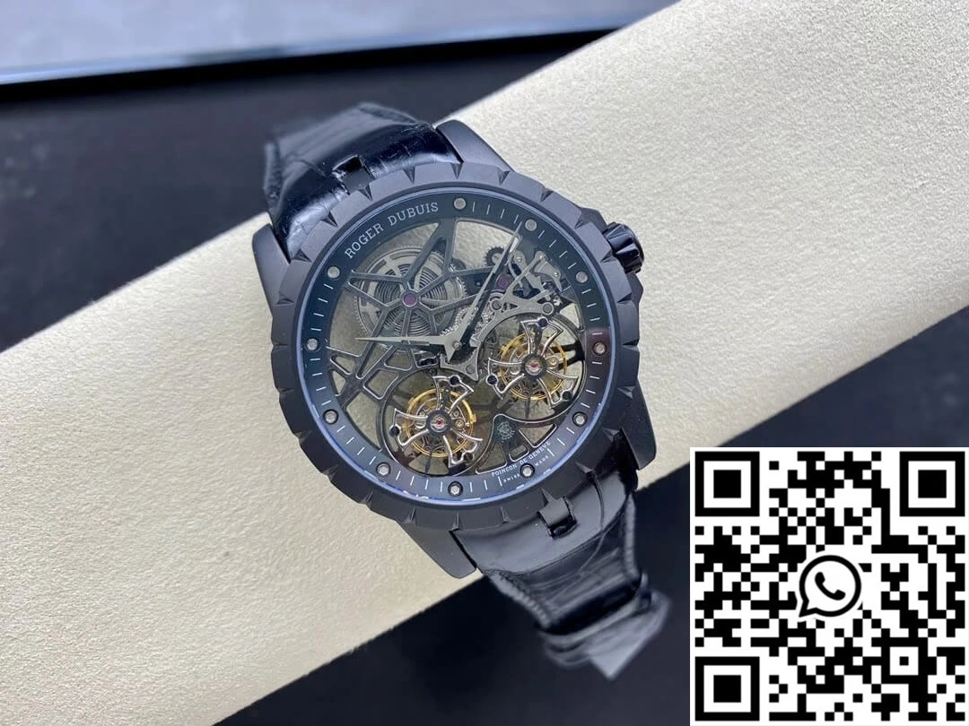 Roger Dubuis Excalibur RDDBEX0364 YS Factory Skeleton Double Tourbillon Dial SportInspired 2521