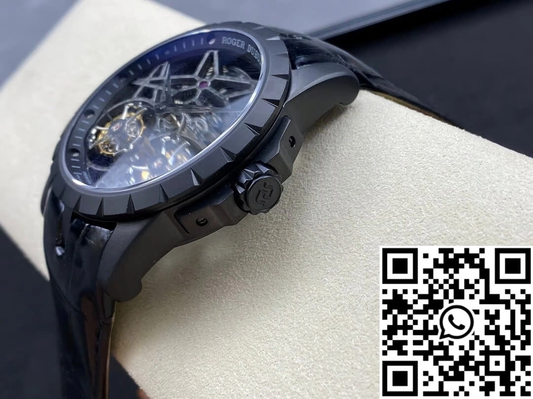 Roger Dubuis Excalibur RDDBEX0364 YS Factory Skeleton Double Tourbillon Dial SportInspired 2521