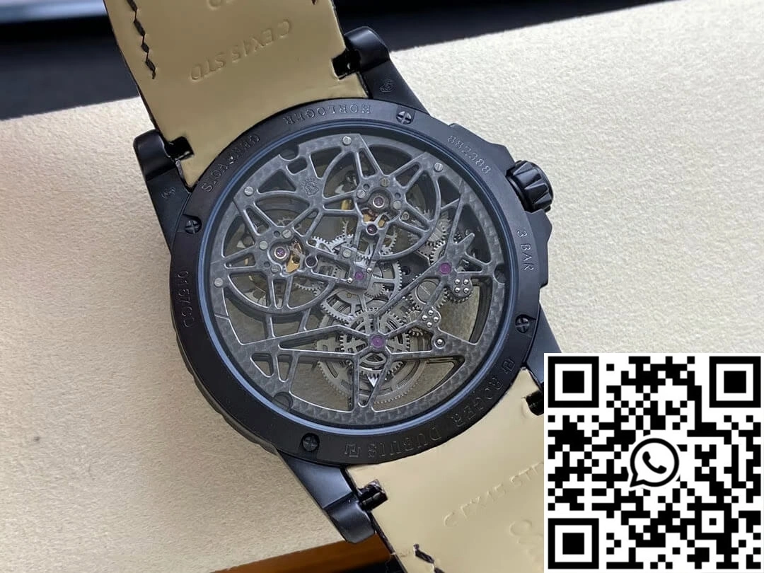 Roger Dubuis Excalibur RDDBEX0364 YS Factory Skeleton Double Tourbillon Dial SportInspired 2521