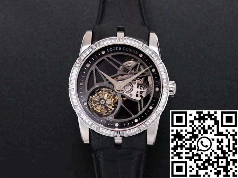 Classic Roger Dubuis Excalibur RDDBEX0393 JB Factory Hollow Tourbillon V3 Diamond 2527