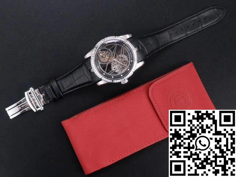 Classic Roger Dubuis Excalibur RDDBEX0393 JB Factory Hollow Tourbillon V3 Diamond 2527