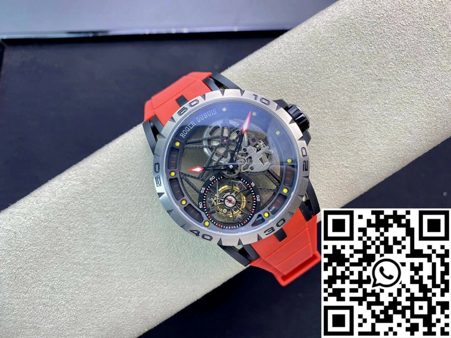 FastDry Roger Dubuis Excalibur RDDBEX0549 BBR Factory Tourbillon Titanium Case 2522