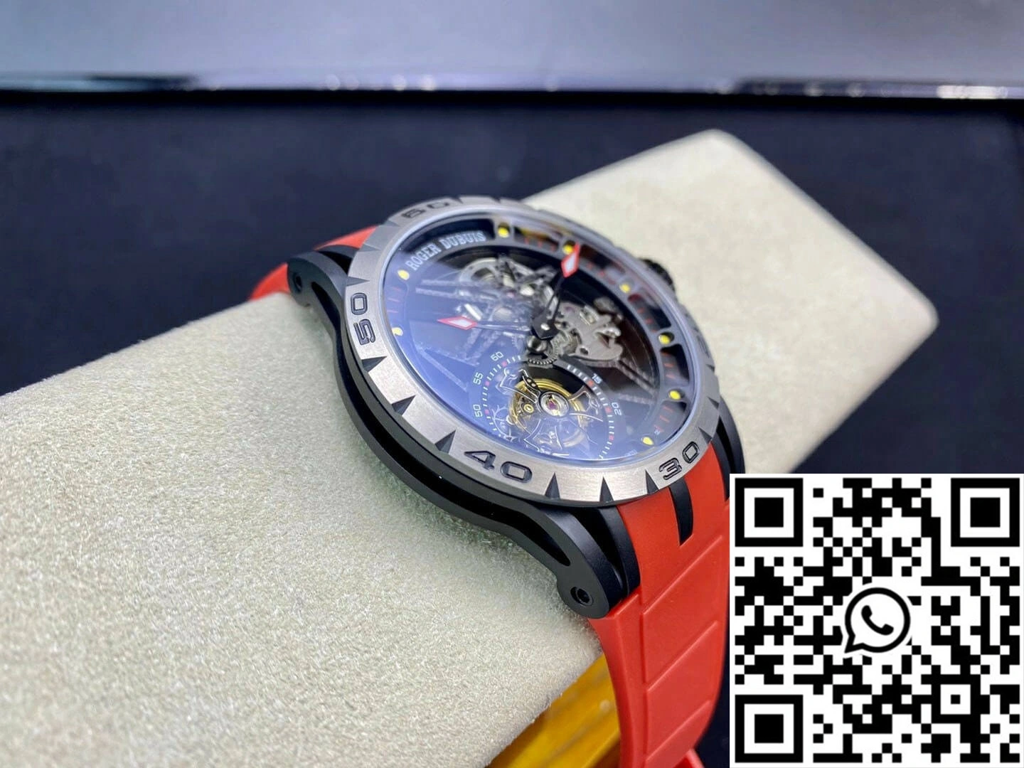 FastDry Roger Dubuis Excalibur RDDBEX0549 BBR Factory Tourbillon Titanium Case 2522