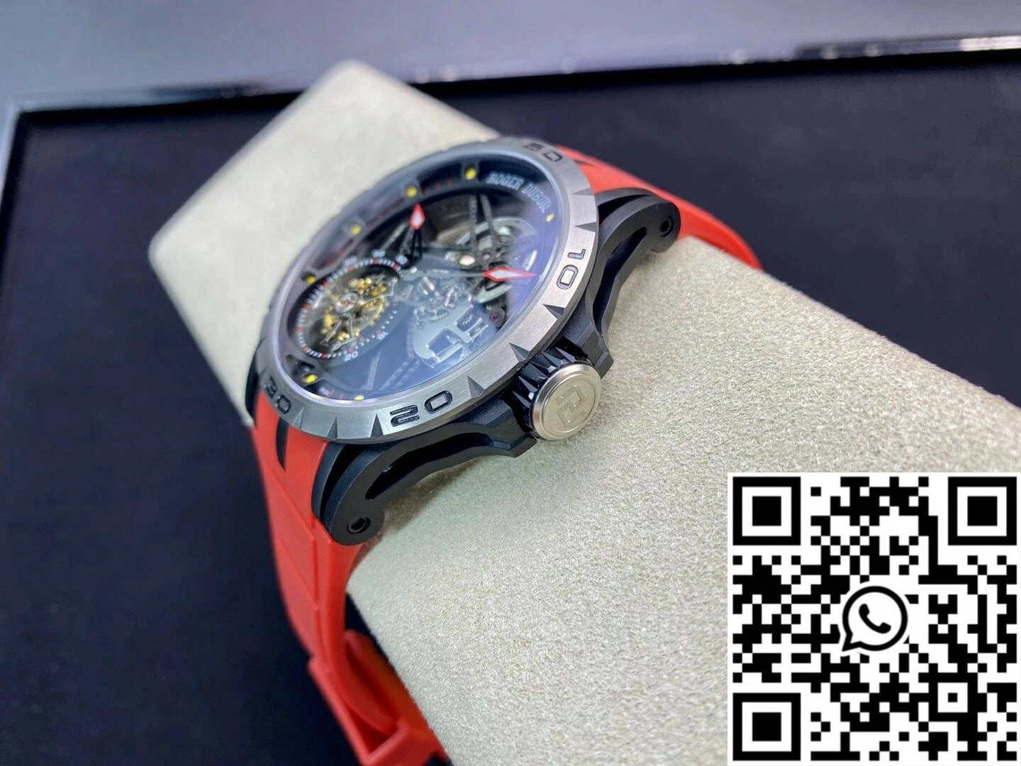 FastDry Roger Dubuis Excalibur RDDBEX0549 BBR Factory Tourbillon Titanium Case 2522