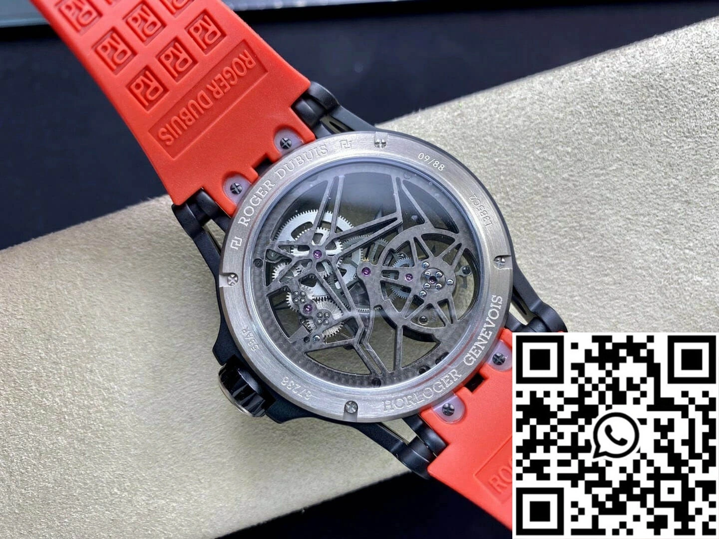 FastDry Roger Dubuis Excalibur RDDBEX0549 BBR Factory Tourbillon Titanium Case 2522