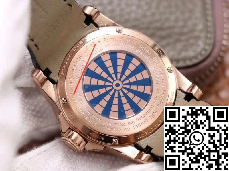 Snug Roger Dubuis Excalibur RDDBEX0684 ZZ Factory Rose Gold Blue Dial 2520