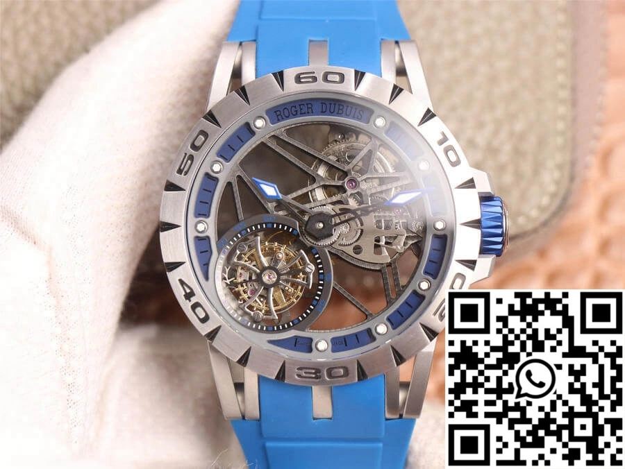 Roger Dubuis Excalibur Spidr RDDBEX0479 JB Factory Tourbillon Skeleton Dial UrbanStyle 2532