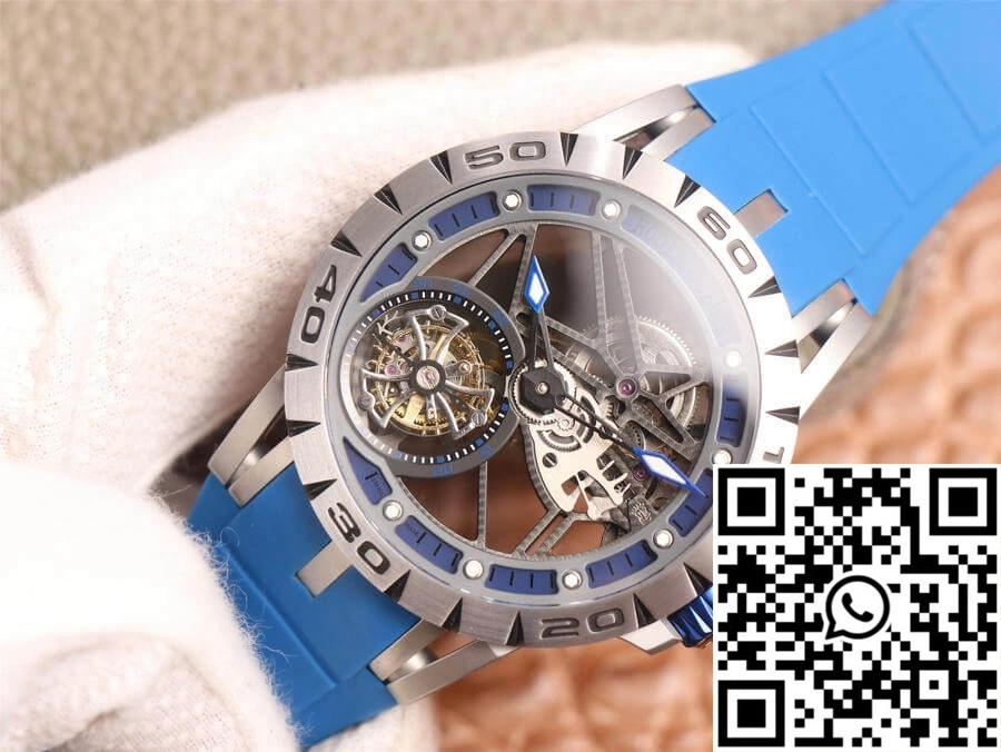 Roger Dubuis Excalibur Spidr RDDBEX0479 JB Factory Tourbillon Skeleton Dial UrbanStyle 2532