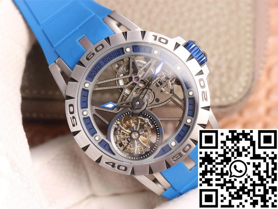 Roger Dubuis Excalibur Spidr RDDBEX0479 JB Factory Tourbillon Skeleton Dial UrbanStyle 2532