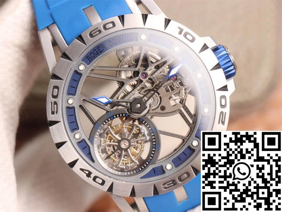 Roger Dubuis Excalibur Spidr RDDBEX0479 JB Factory Tourbillon Skeleton Dial UrbanStyle 2532