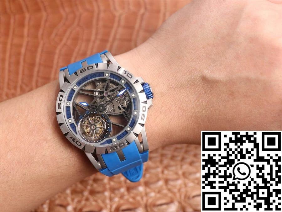 Roger Dubuis Excalibur Spidr RDDBEX0479 JB Factory Tourbillon Skeleton Dial UrbanStyle 2532