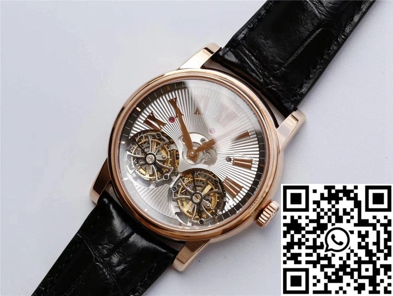 BestValue Roger Dubuis Hommage RDDBHO0562 Double Flying tourbillon JB Factory Silver Dial 2545