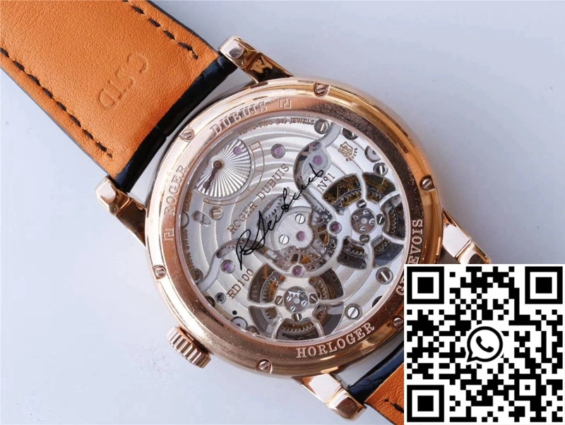 BestValue Roger Dubuis Hommage RDDBHO0562 Double Flying tourbillon JB Factory Silver Dial 2545