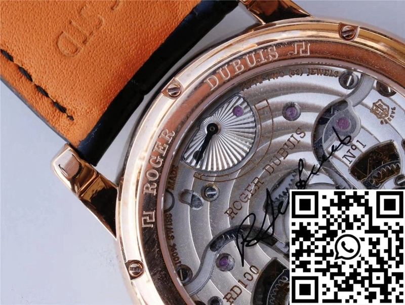 BestValue Roger Dubuis Hommage RDDBHO0562 Double Flying tourbillon JB Factory Silver Dial 2545