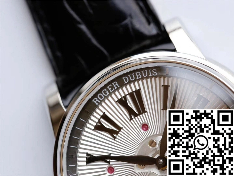 Affordable Roger Dubuis Hommage RDDBHO0562 Double Flying tourbillon JB Factory White Gold Case 2544