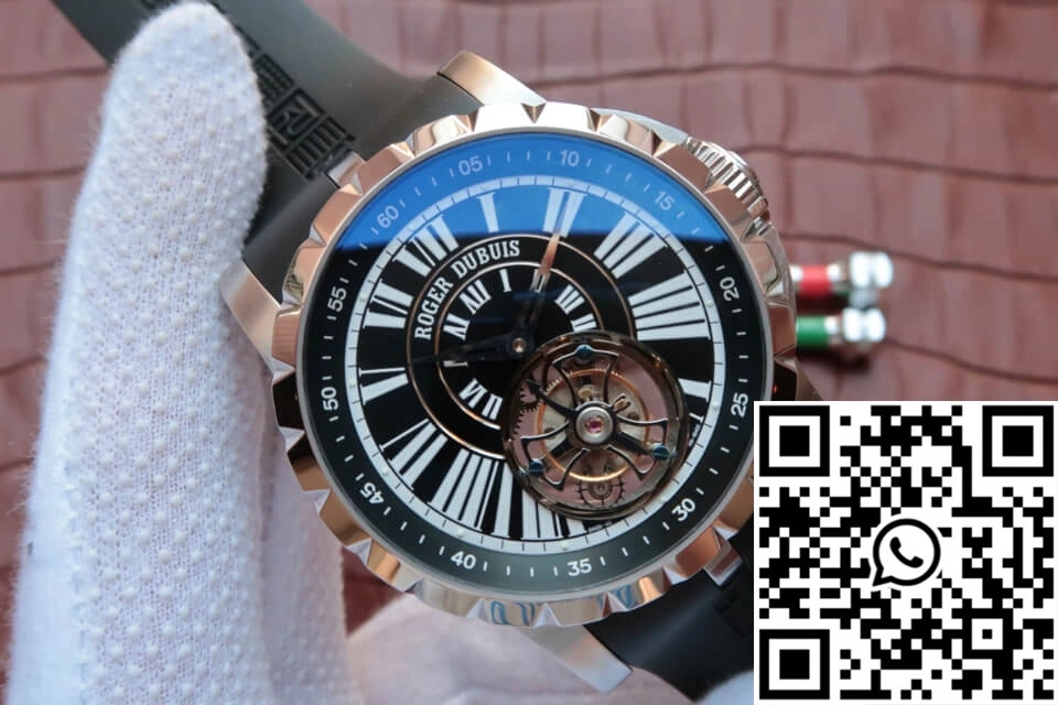 SmartChoice Roger Dubuis Hommage Tourbillon JB Factory Black Dial 2546