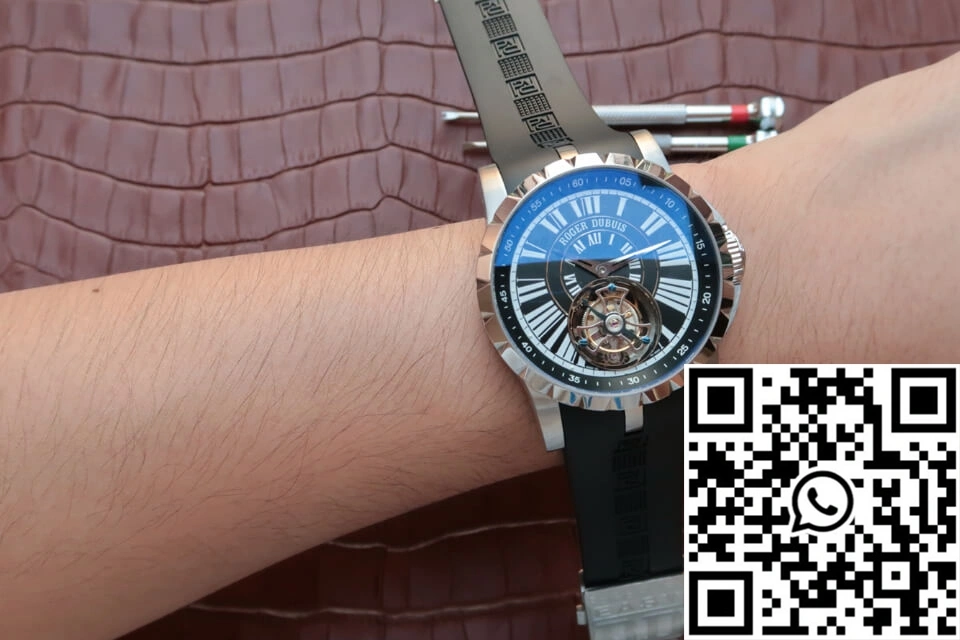 SmartChoice Roger Dubuis Hommage Tourbillon JB Factory Black Dial 2546