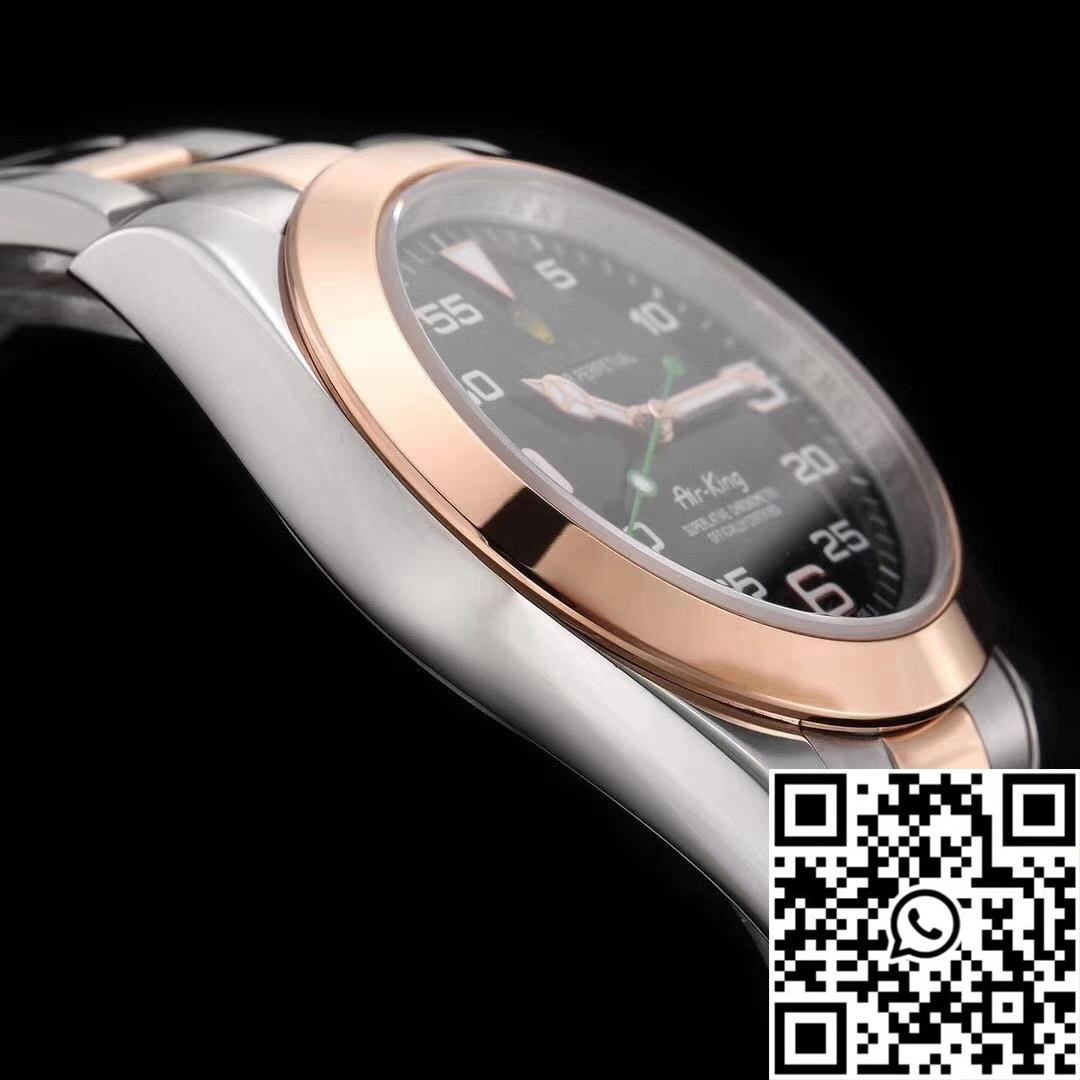 Rolex Air-King 116900 Rose Gold JF Factory Black Dial Youthful 620