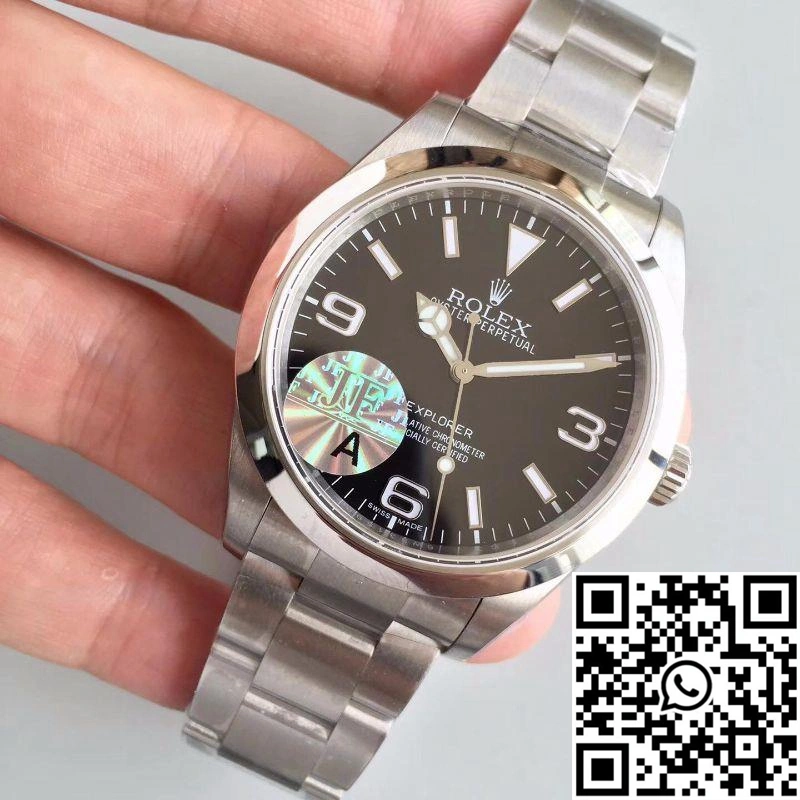 Timeless Rolex Air King M116900-0002 JF Factory Black Dial 618