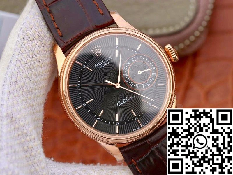 Tailored Rolex Celini Date 50515 MKS Factory 18K Rose Gold Case 628