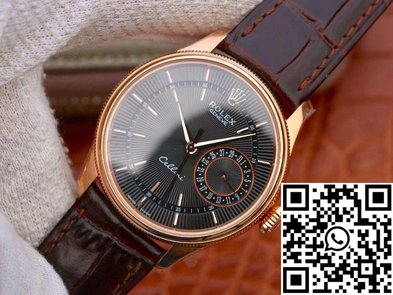 Tailored Rolex Celini Date 50515 MKS Factory 18K Rose Gold Case 628