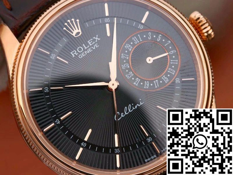 Tailored Rolex Celini Date 50515 MKS Factory 18K Rose Gold Case 628