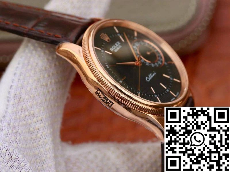 Tailored Rolex Celini Date 50515 MKS Factory 18K Rose Gold Case 628