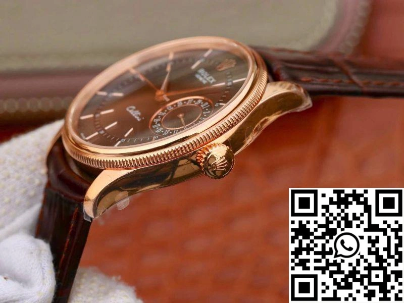 Tailored Rolex Celini Date 50515 MKS Factory 18K Rose Gold Case 628