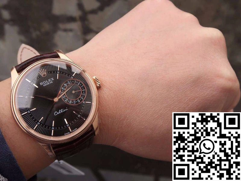 Tailored Rolex Celini Date 50515 MKS Factory 18K Rose Gold Case 628