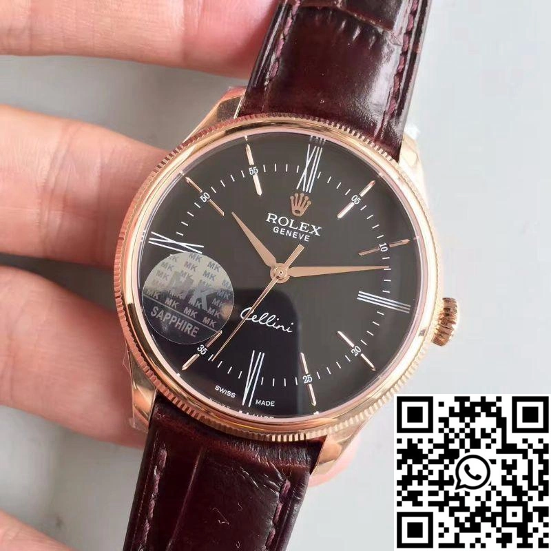 WeatherProof Rolex Cellini 50505 MKS Factory V4 Black Dial 630