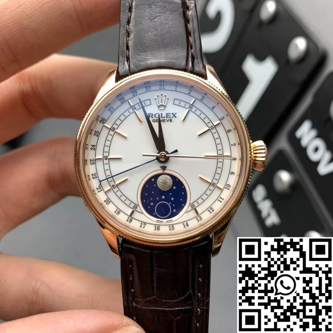 Sophisticated Rolex Cellini M50535-0002 KZ Factory Rose Gold 625