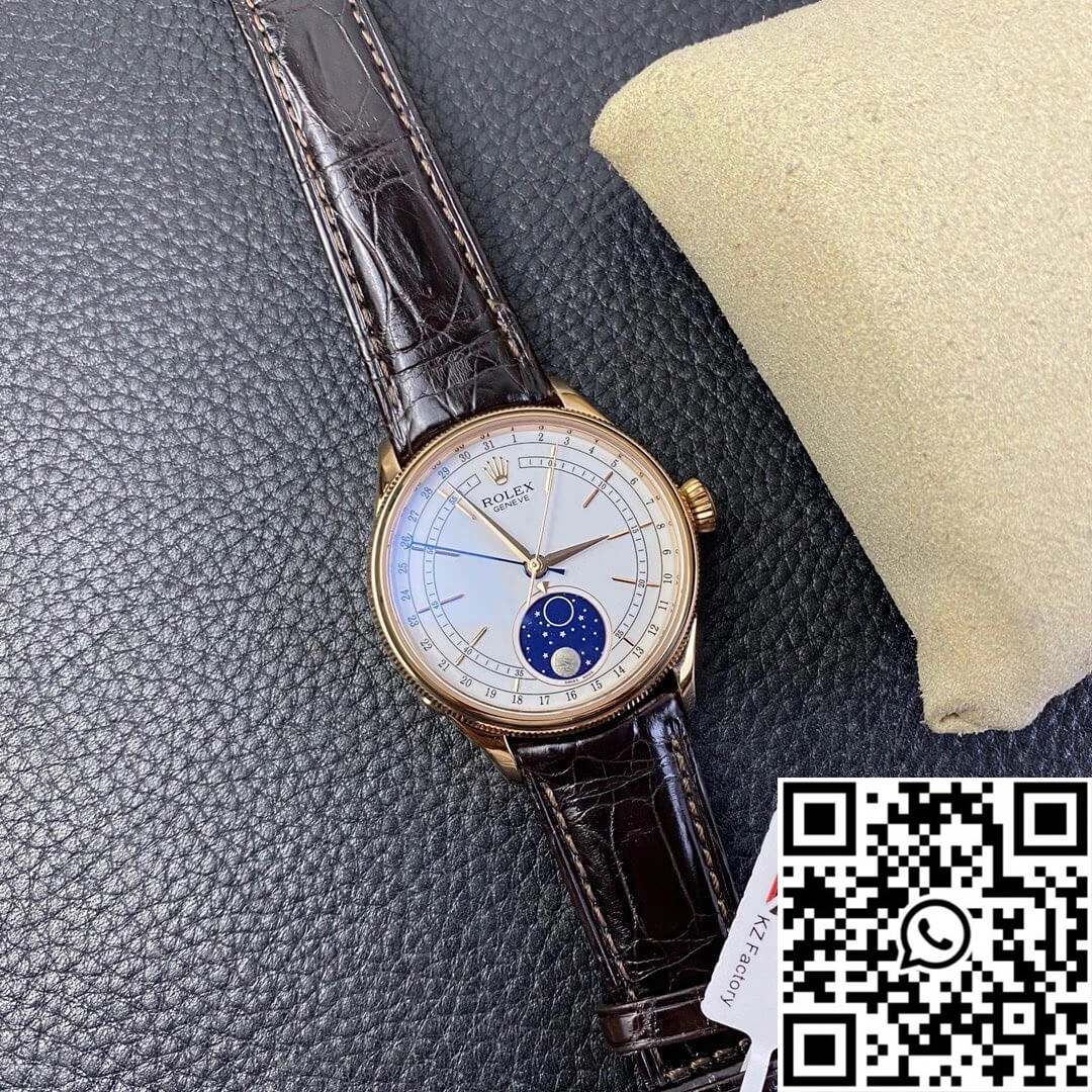 Sophisticated Rolex Cellini M50535-0002 KZ Factory Rose Gold 625