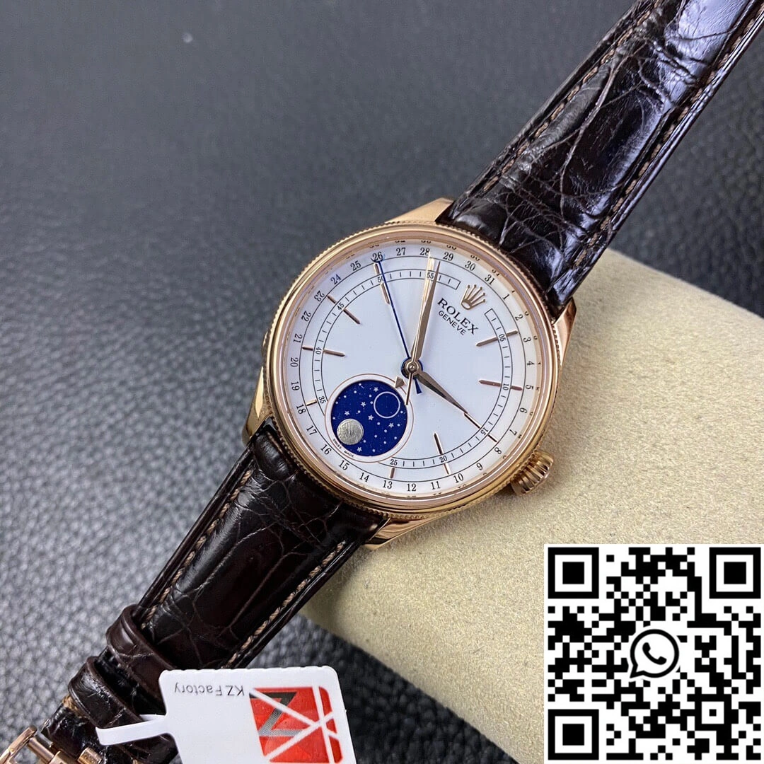 Sophisticated Rolex Cellini M50535-0002 KZ Factory Rose Gold 625
