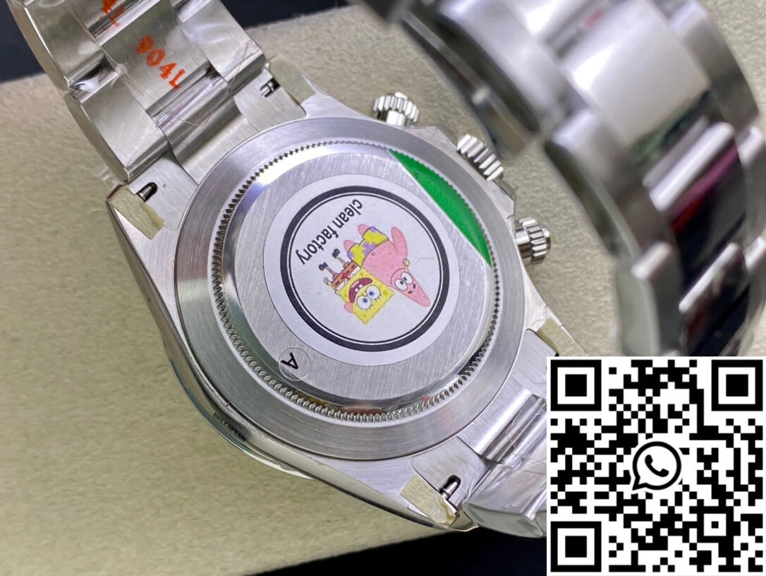 Rolex Cosmograph Daytona 116520 Clean Factory Stainless Steel Bezel MoistureWicking 1056