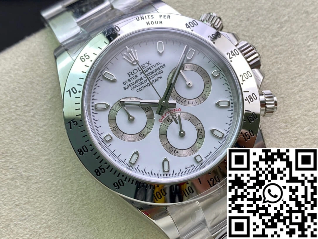 Rolex Cosmograph Daytona 116520LN Clean Factory White Dial SunProtective 1129