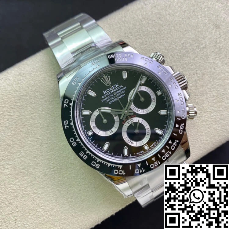 SmoothTexture Rolex Cosmograph Daytona M116500LN-0002 Clean Factory Black Dial 1122