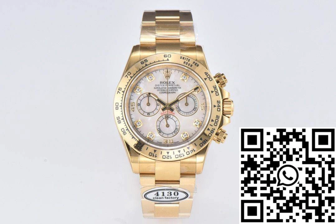 EasyCare Rolex Cosmograph Daytona M116508-0007 Clean Factory Yellow Gold 1107