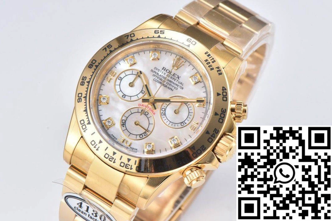 EasyCare Rolex Cosmograph Daytona M116508-0007 Clean Factory Yellow Gold 1107