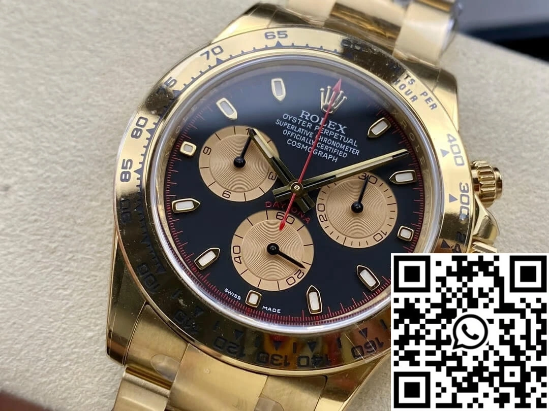 Rolex Cosmograph Daytona M116508-0009 Clean Factory Yellow Gold Trendsetting 1097