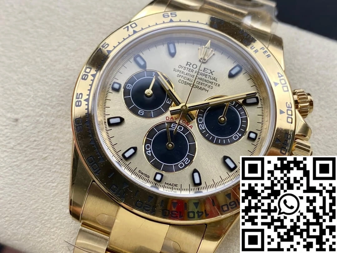 Compact Rolex Cosmograph Daytona M116508-0014 Clean Factory Champagne Dial 1099