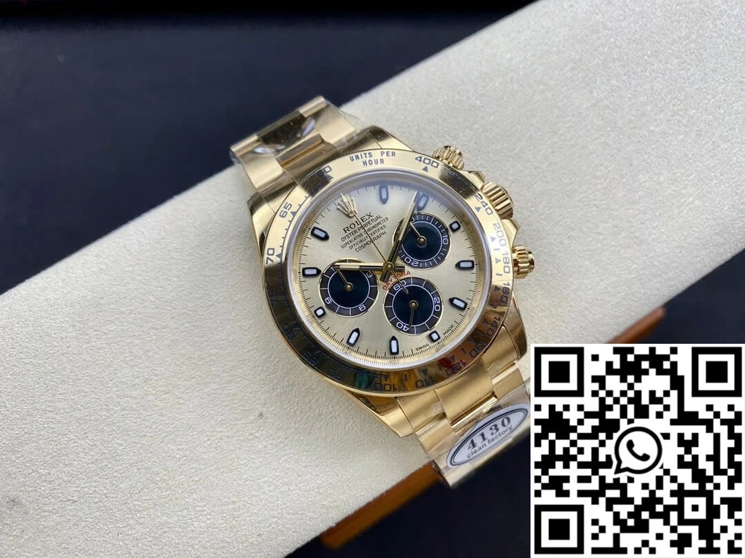 Compact Rolex Cosmograph Daytona M116508-0014 Clean Factory Champagne Dial 1099