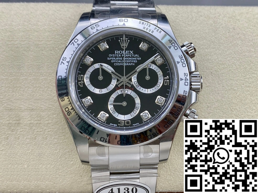 Rolex Cosmograph Daytona M116509-0055 Clean Factory Black Dial WellDesigned 1119