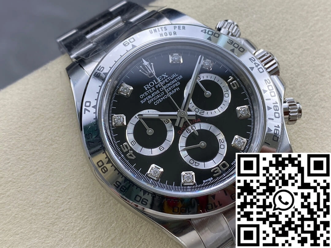 Rolex Cosmograph Daytona M116509-0055 Clean Factory Black Dial WellDesigned 1119