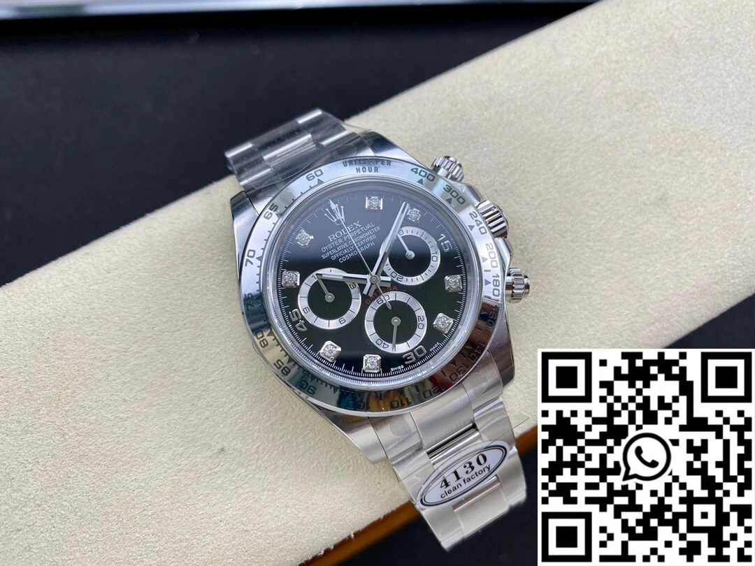 Rolex Cosmograph Daytona M116509-0055 Clean Factory Black Dial WellDesigned 1119