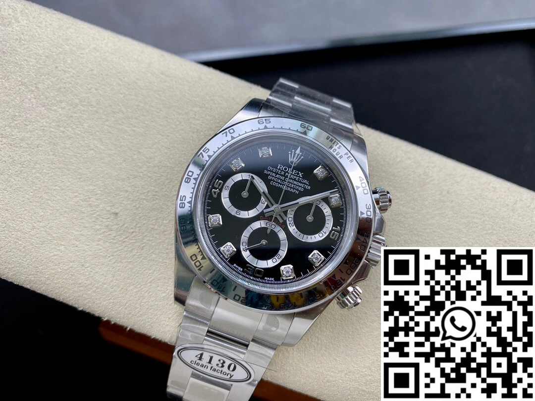Rolex Cosmograph Daytona M116509-0055 Clean Factory Black Dial WellDesigned 1119