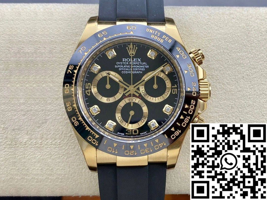 Rolex Cosmograph Daytona M116518ln-0078 Clean Factory Rubber Strap Youthful 1039
