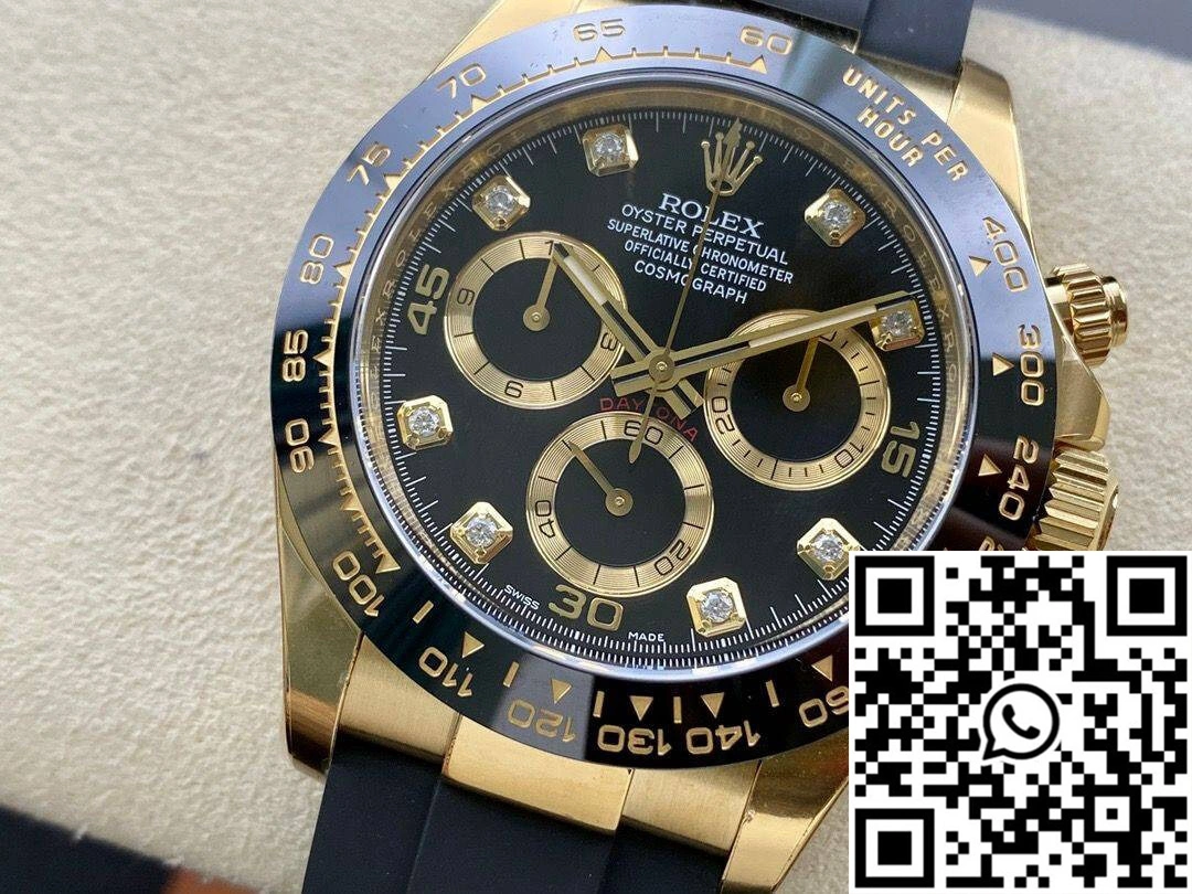 Rolex Cosmograph Daytona M116518ln-0078 Clean Factory Rubber Strap Youthful 1039