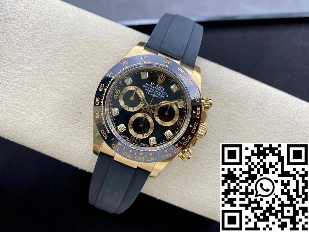 Rolex Cosmograph Daytona M116518ln-0078 Clean Factory Rubber Strap Youthful 1039